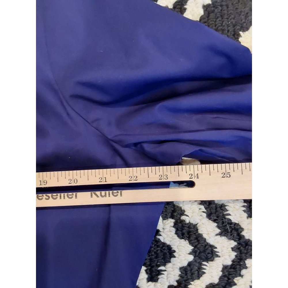 Worthington Women's Dark Purple Long Sleeve Ruched Stretch Dress Shirt. Sz XL - Picture 6 of 14